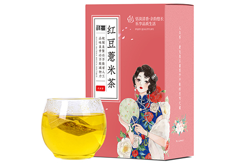 立盒 红豆薏米茶四角